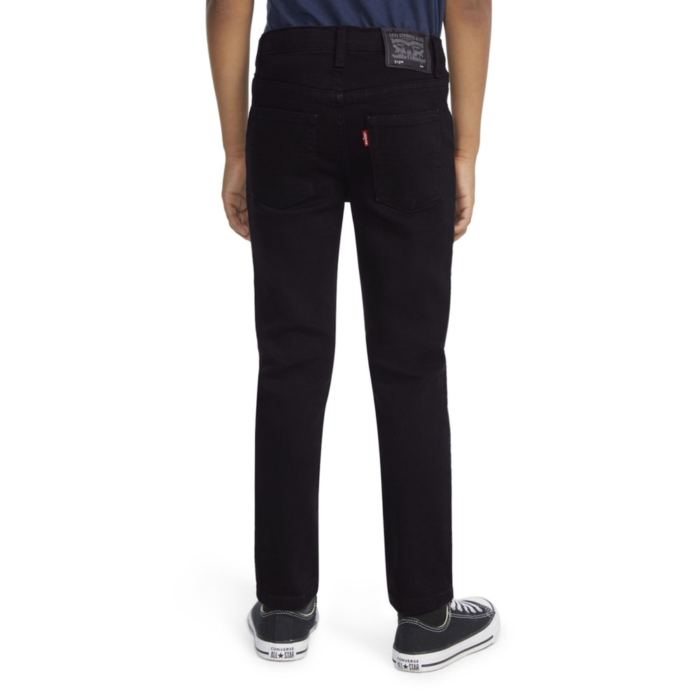Levi’s 510 skinny fit black denim jeans size 16 boy’s 28 x 30 riveted 5 pocket